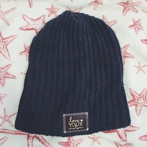 Love Your Melon Navy Beanie